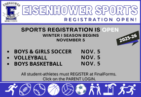  Middle School Winter I Sports Registration